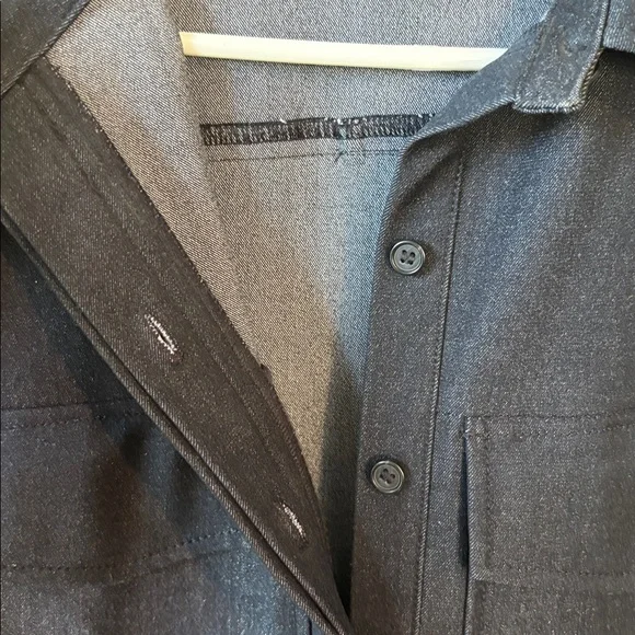 Dark Blue Denim Dress - Picture 4 of 6